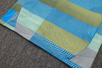 2025-26 Real Madrid Blue-Green-Gray Adult long pull training suit