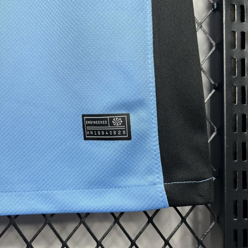 2024-25 Uruguay Home Black and white collar