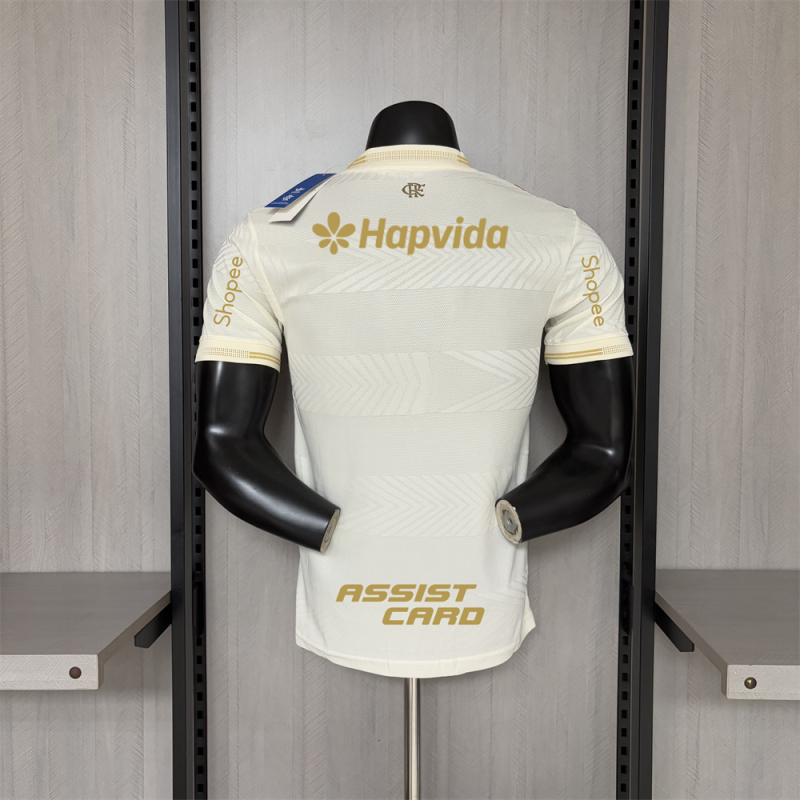 Flamengo 2025-26 Tercera Versión de Jugador Visitante + Todos los Patrocinadores