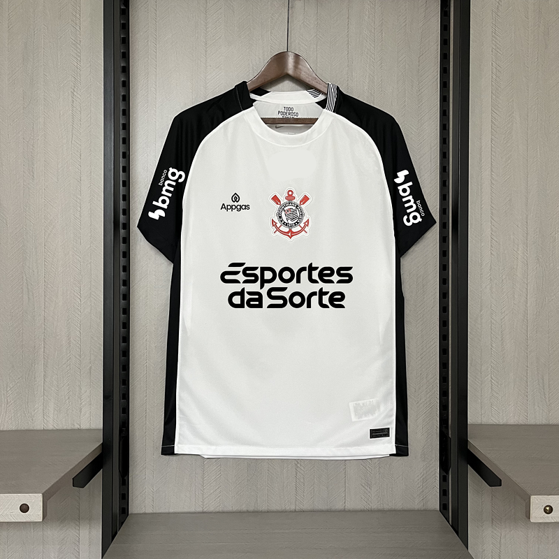2025-26 Corinthians Home +All Sponsors Fan Version