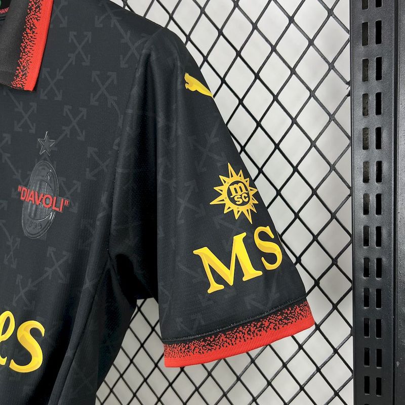 Versión especial para aficionados del AC Milan 2025-26, color negro y verde