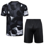 2025-26 Corinthians Pre Jogo Short-sleeved shorts training suit
