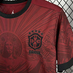 Versión especial para aficionados de la camiseta roja de Brasil 2025-26