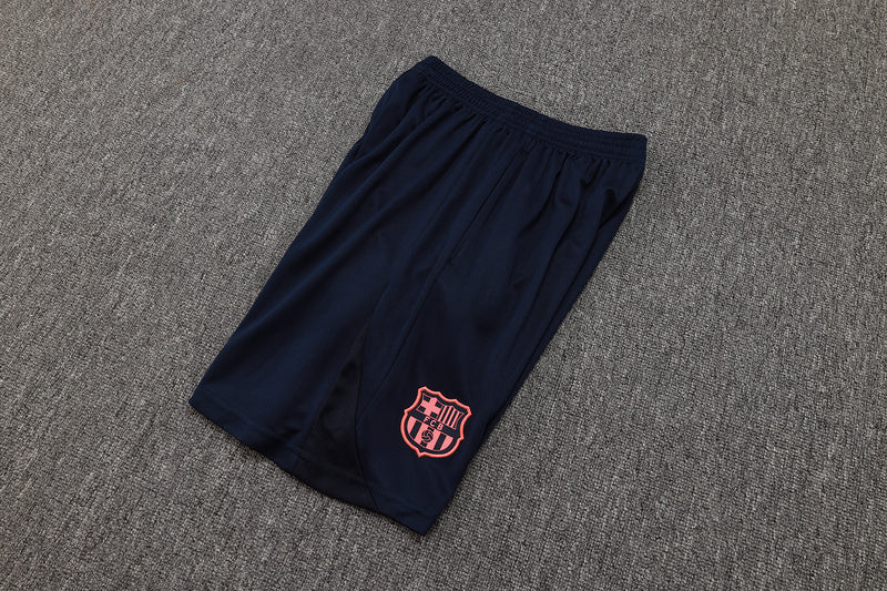 2025-26 Barcelona Short-sleeved shorts training suit