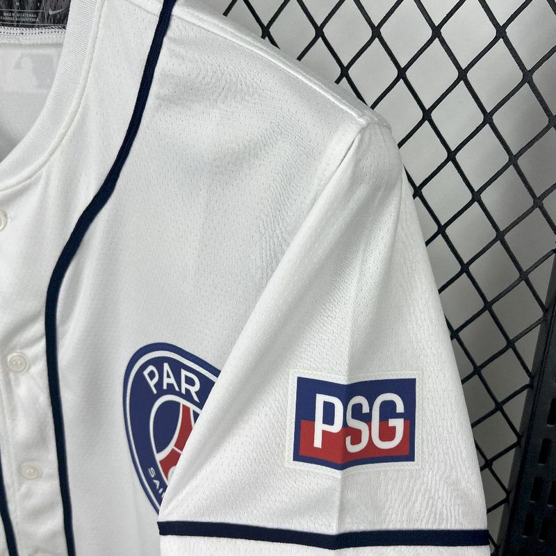 2025-26 Paris Baseball uniform White