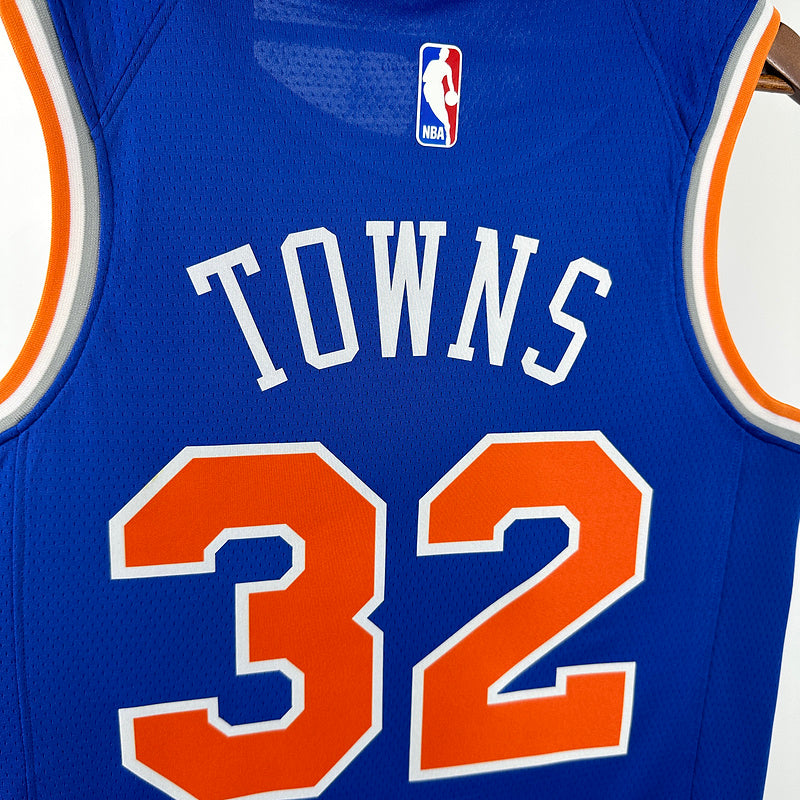 NBA 2025-26 New York Knicks  32 TOWNS Blue