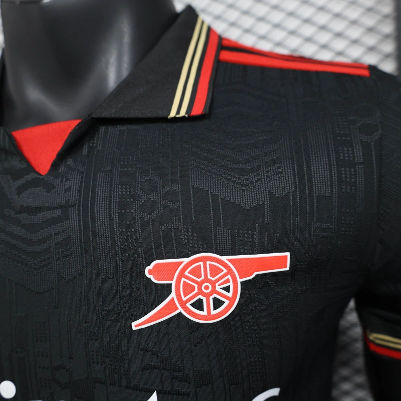 2025-26 Arsenal Polo Black Player