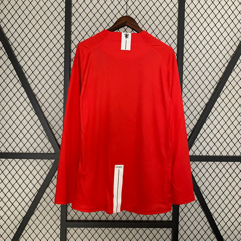 Manchester United Heimtrikot Champions League 2007/08 Langarm