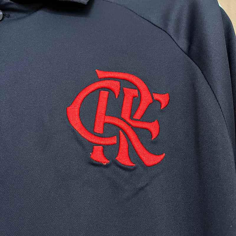 2025-26 Flamengo POLO Trikot Dunkelblaue Fanversion