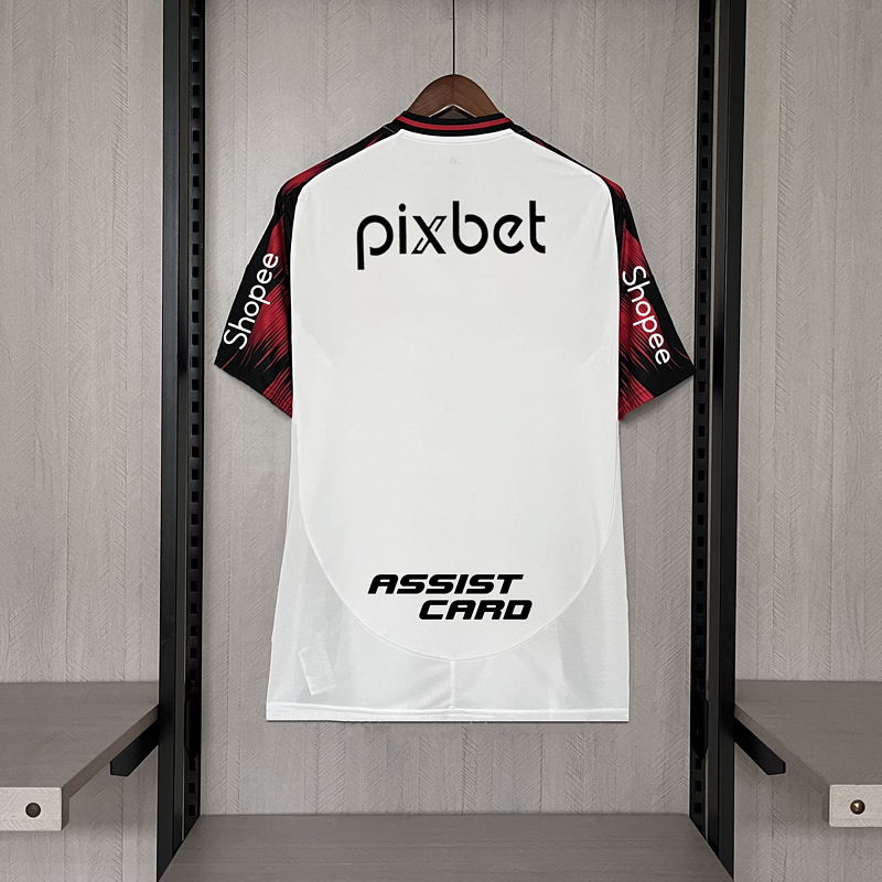 2025-26 Flamengo Away +All Sponsors Fan Version