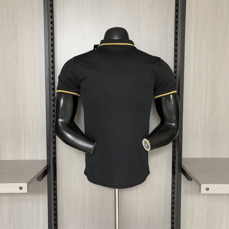 Polo Corinthians Negro 2025-26 Versión Jugador