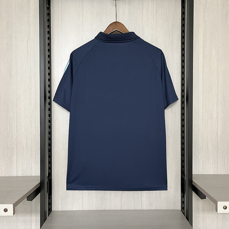2025-26 Flamengo POLO Trikot Dunkelblaue Fanversion
