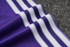 Conjunto de entrenamiento morado de tiro largo para adulto del Real Madrid 2025-26