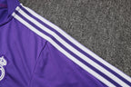 Conjunto de entrenamiento morado de tiro largo para adulto del Real Madrid 2025-26