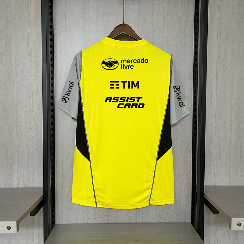 2024-25 Flamengo Yellow Treino +All Sponsors