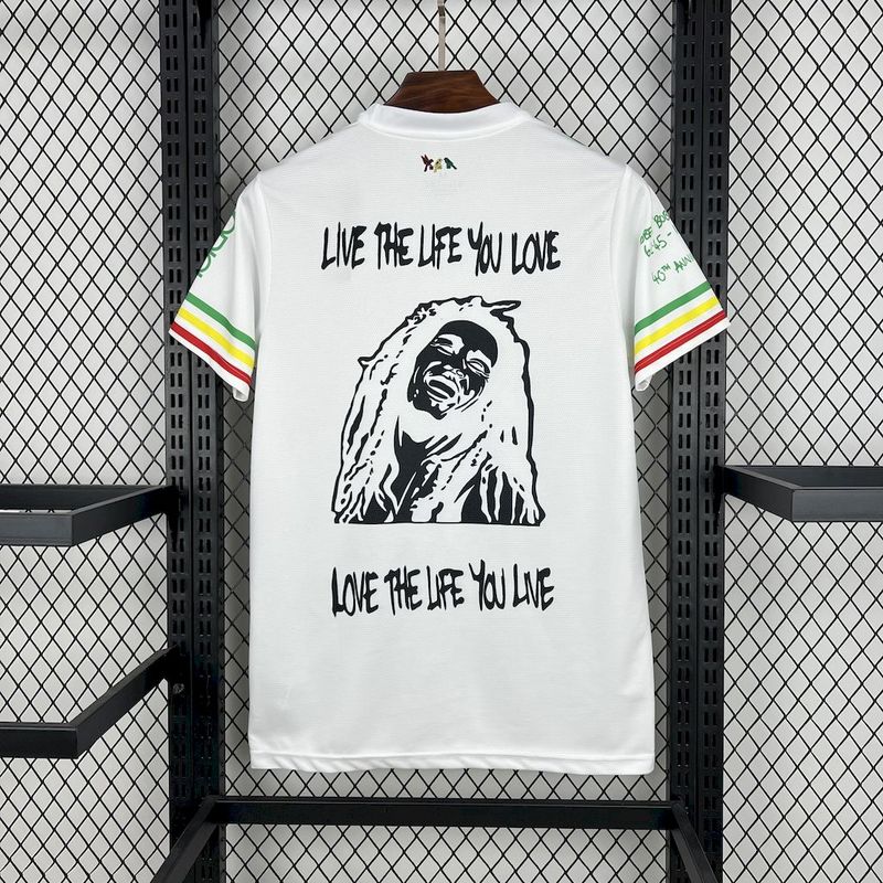 2025-26 Ajax Amsterdam Bob Marley 40th White Fan Version