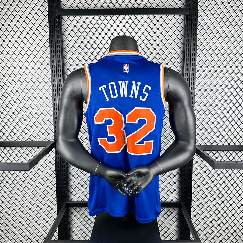 NBA 2025-26 New York Knicks  32 TOWNS Blue