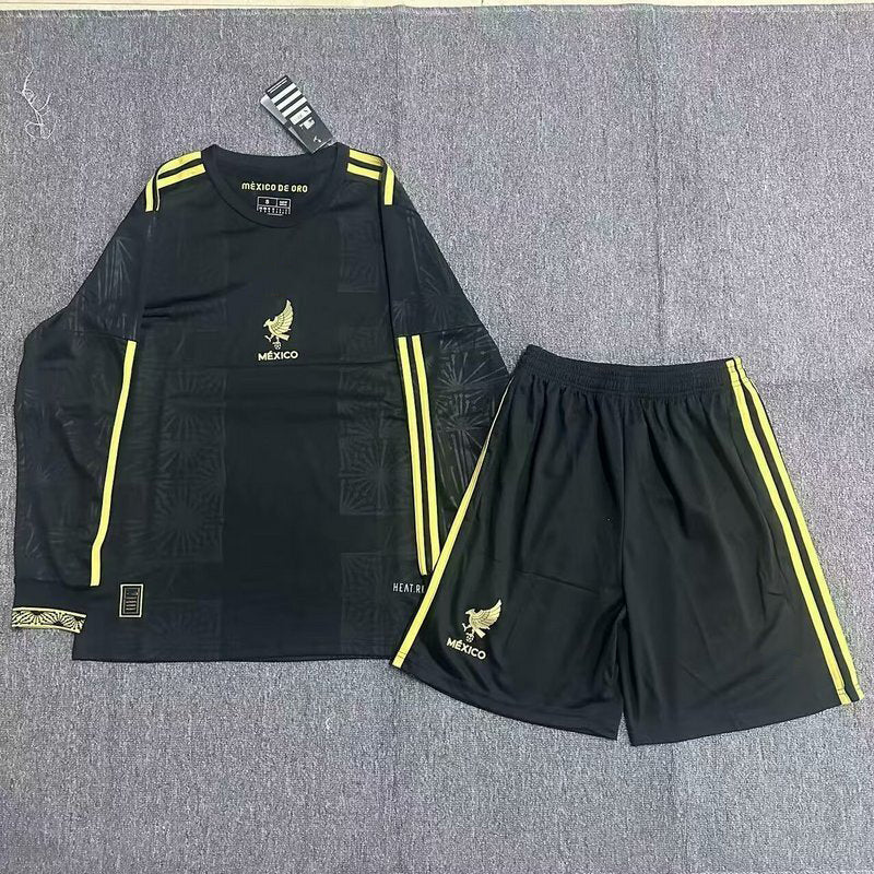 2026-27 Mexiko Schwarz Special Langarm Kinder 16-28
