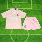 2026-27 Real Madrid Pink L-V Kids Kit