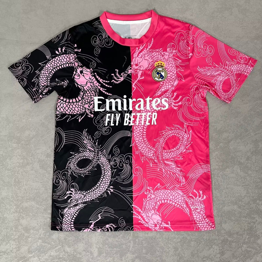 Real Madrid Black-Pink Dragon Fanversion 2025-26
