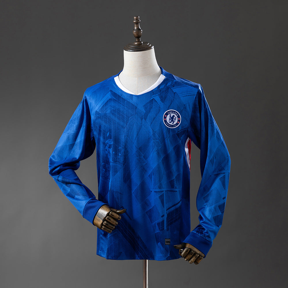 2025-26 Chelsea Home Fan Version long sleeve