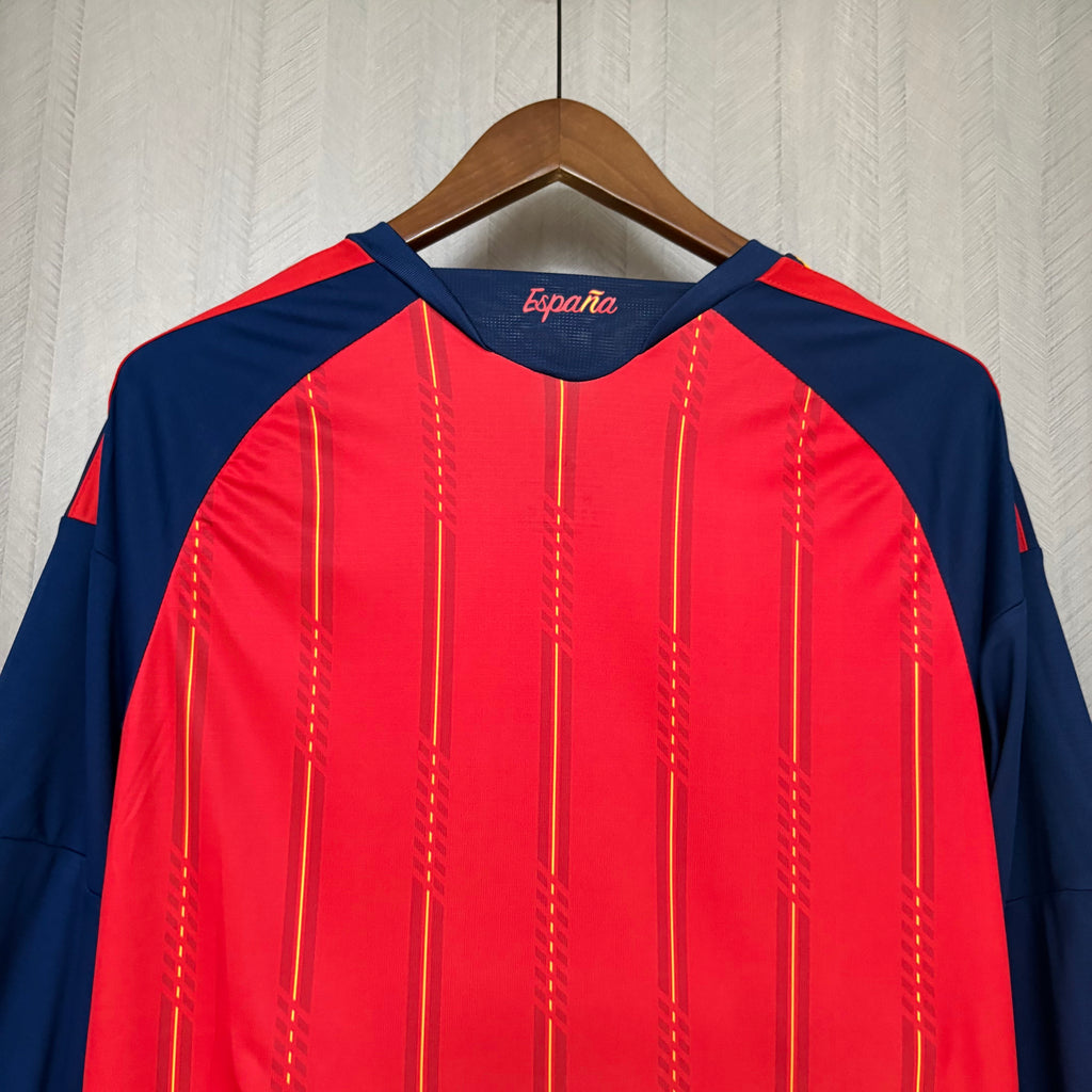2026-27 Spanien Heimtrikot Fan-Version langarm