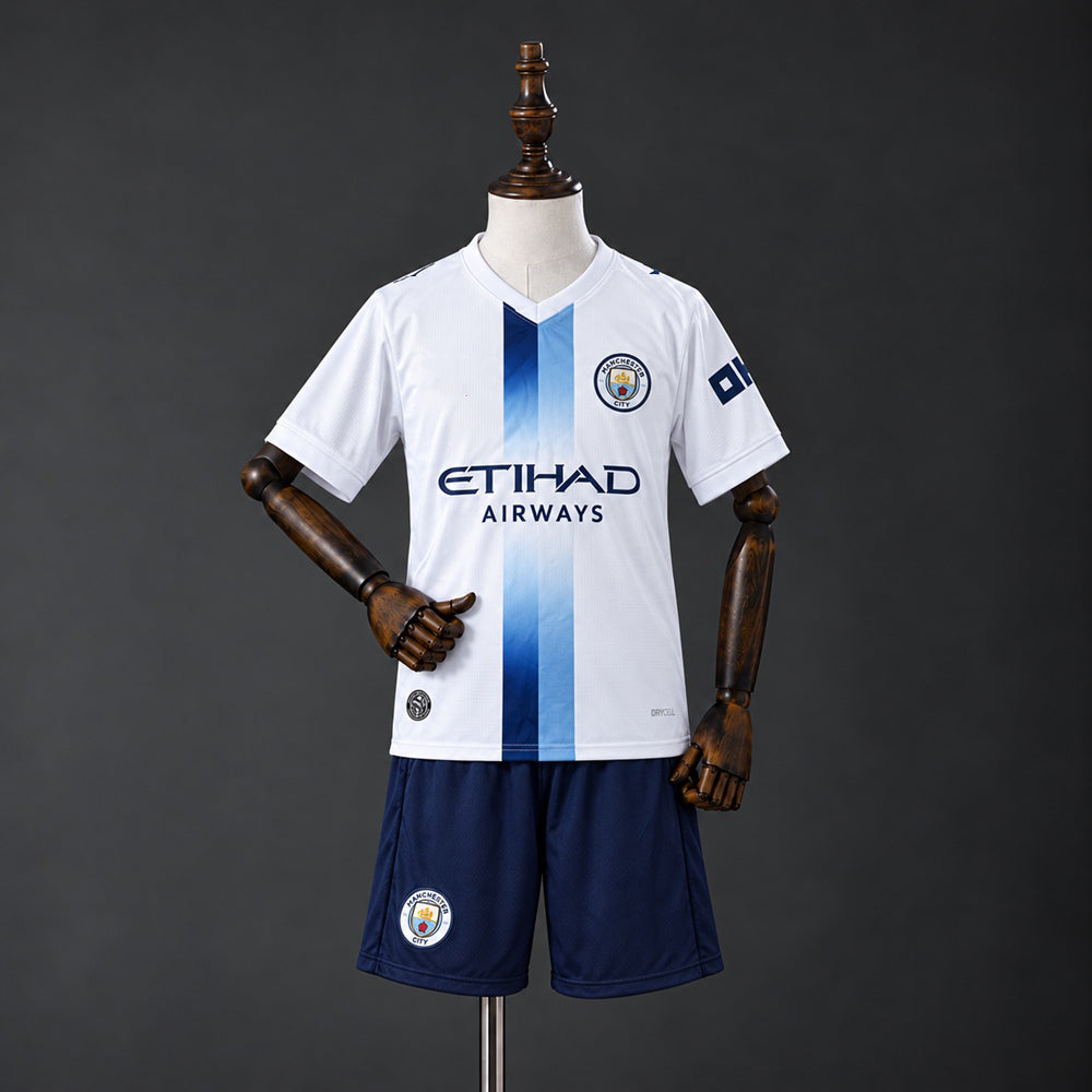2026-27 Manchester City Away Kids Kit