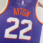 NBA 2024-25 Suns visitante morado No. 22 AYTON