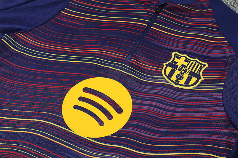 2025-26 Barcelona yellow and blue camouflage pattern Kids 10-18