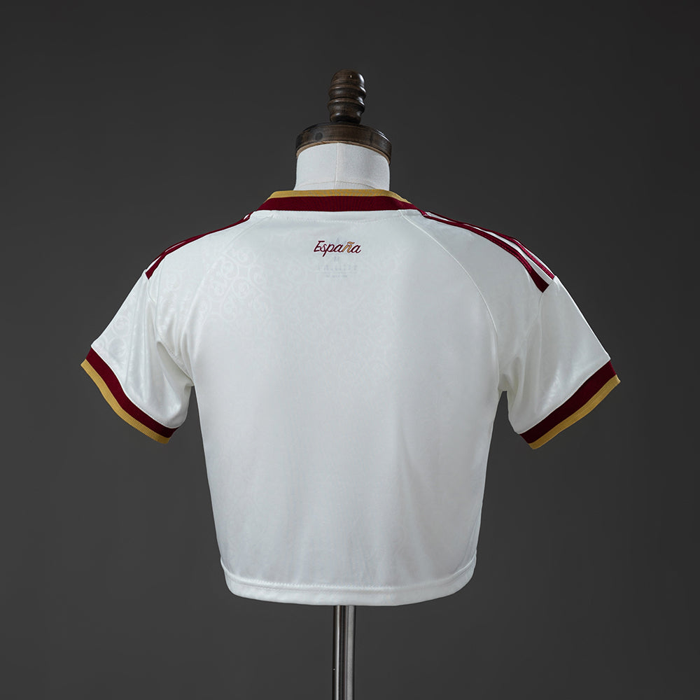 2026-27 Spain Away Women's Crop Top Style Jersey