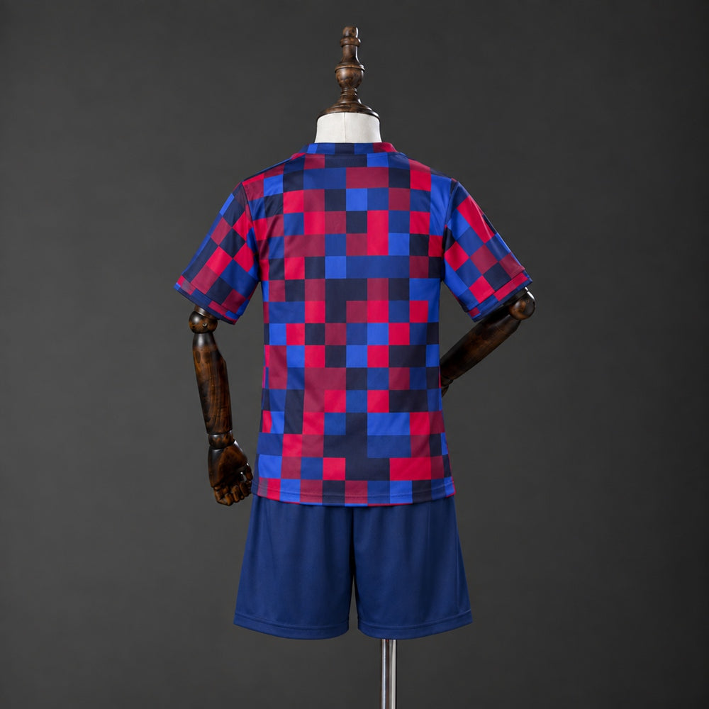 2026-27 Barcelona Colored Squares Special Kids Kit