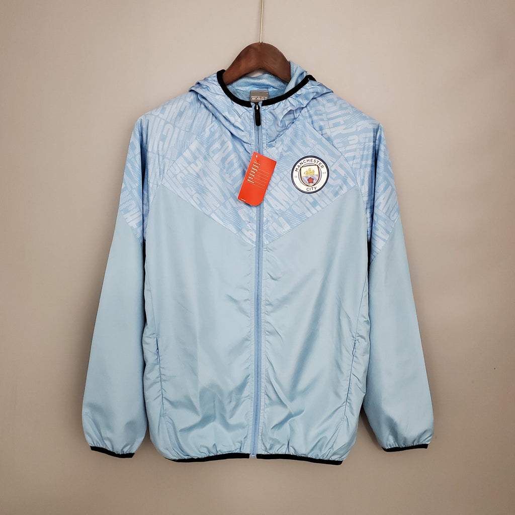 21-22 Windbreaker Manchester City blue