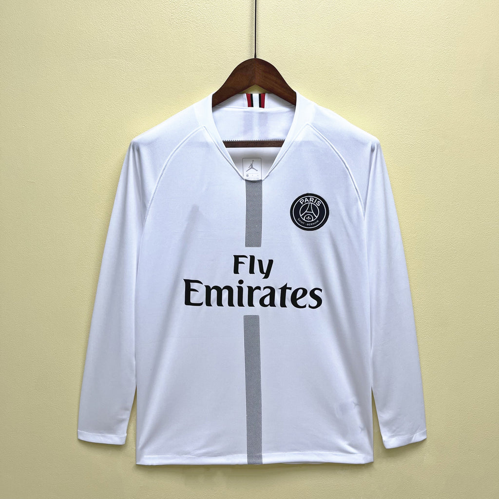 2018-19 Paris Away white long sleeve