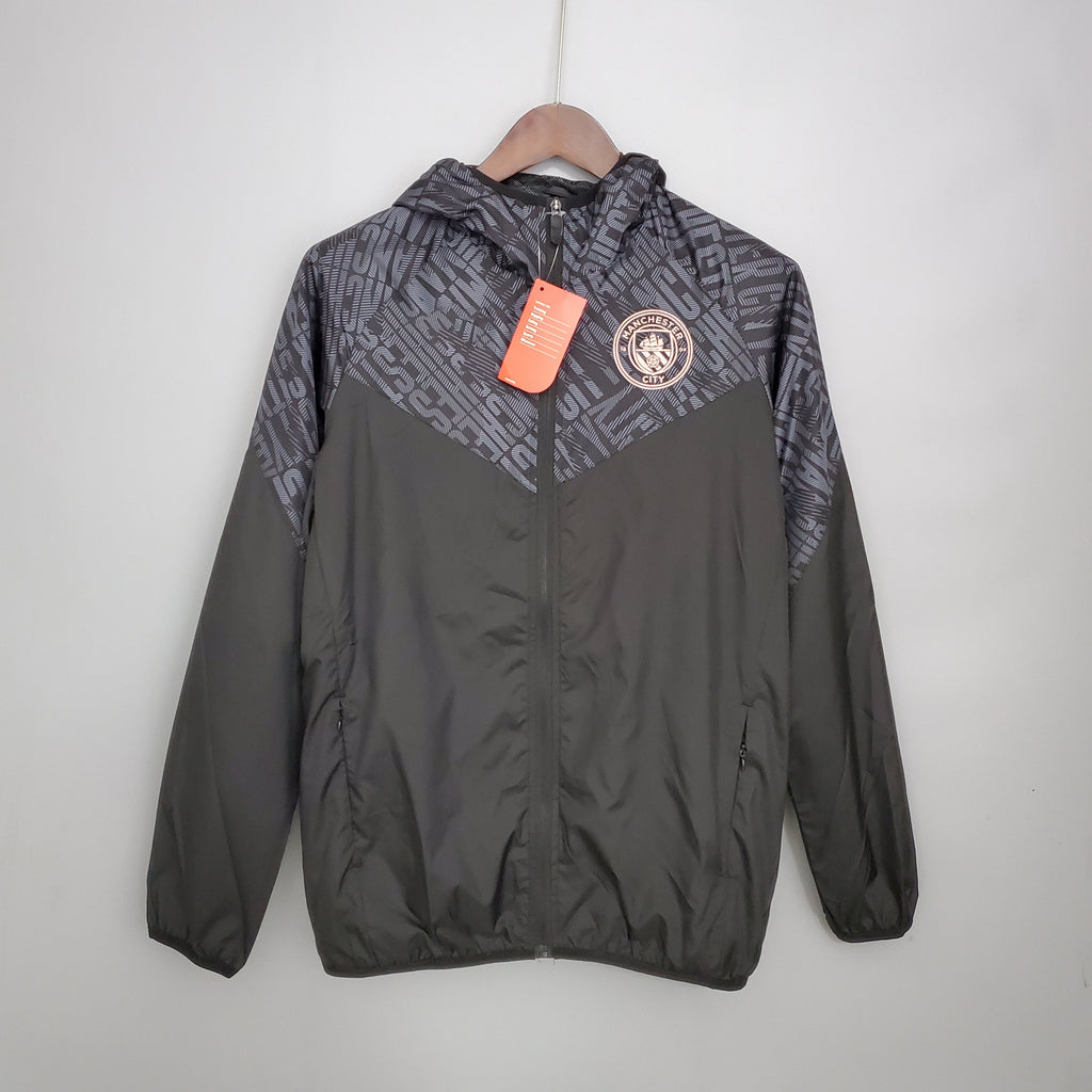 21-22 Windbreaker Manchester City Black
