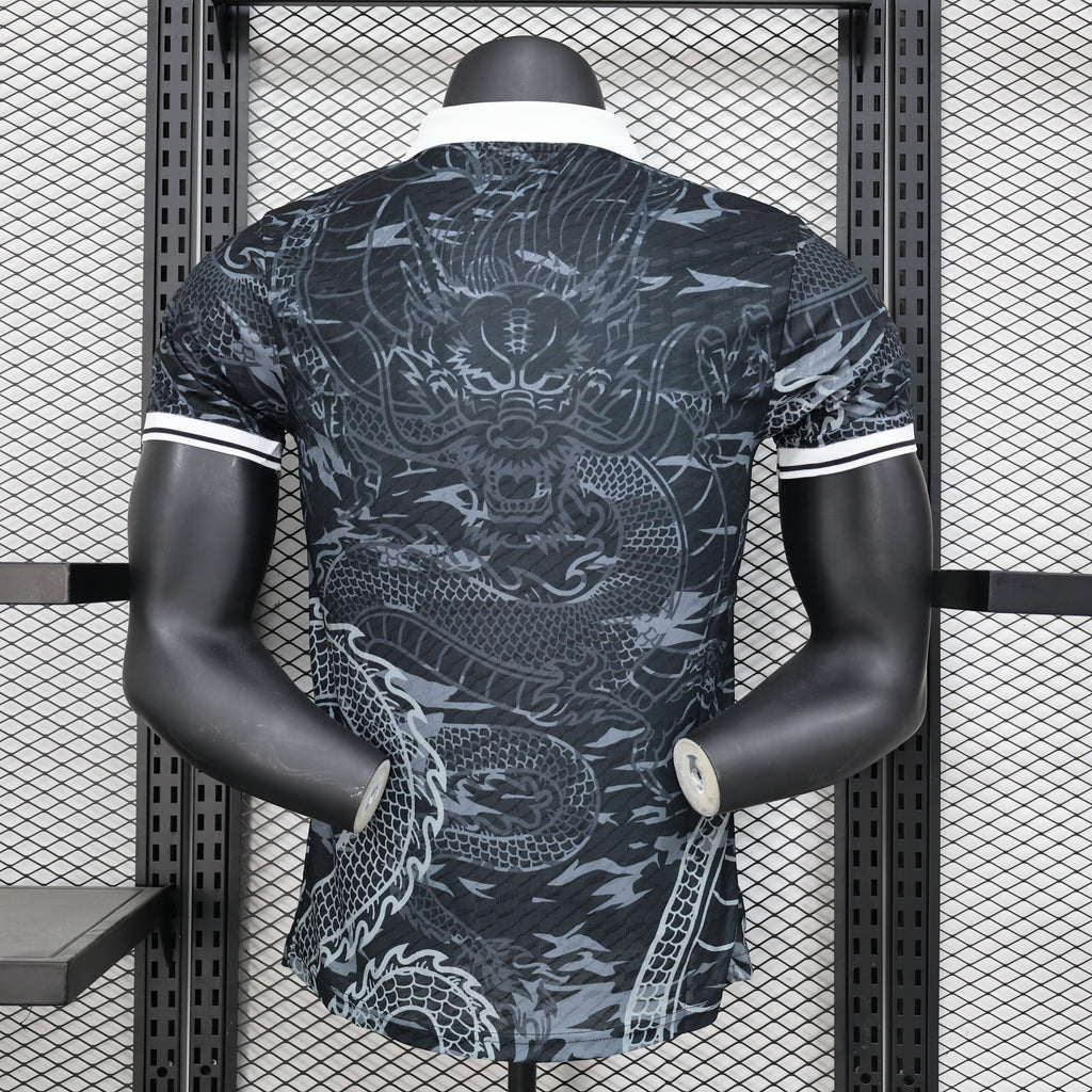 2025-26 Real Madrid Special Polo Black Dragon Player