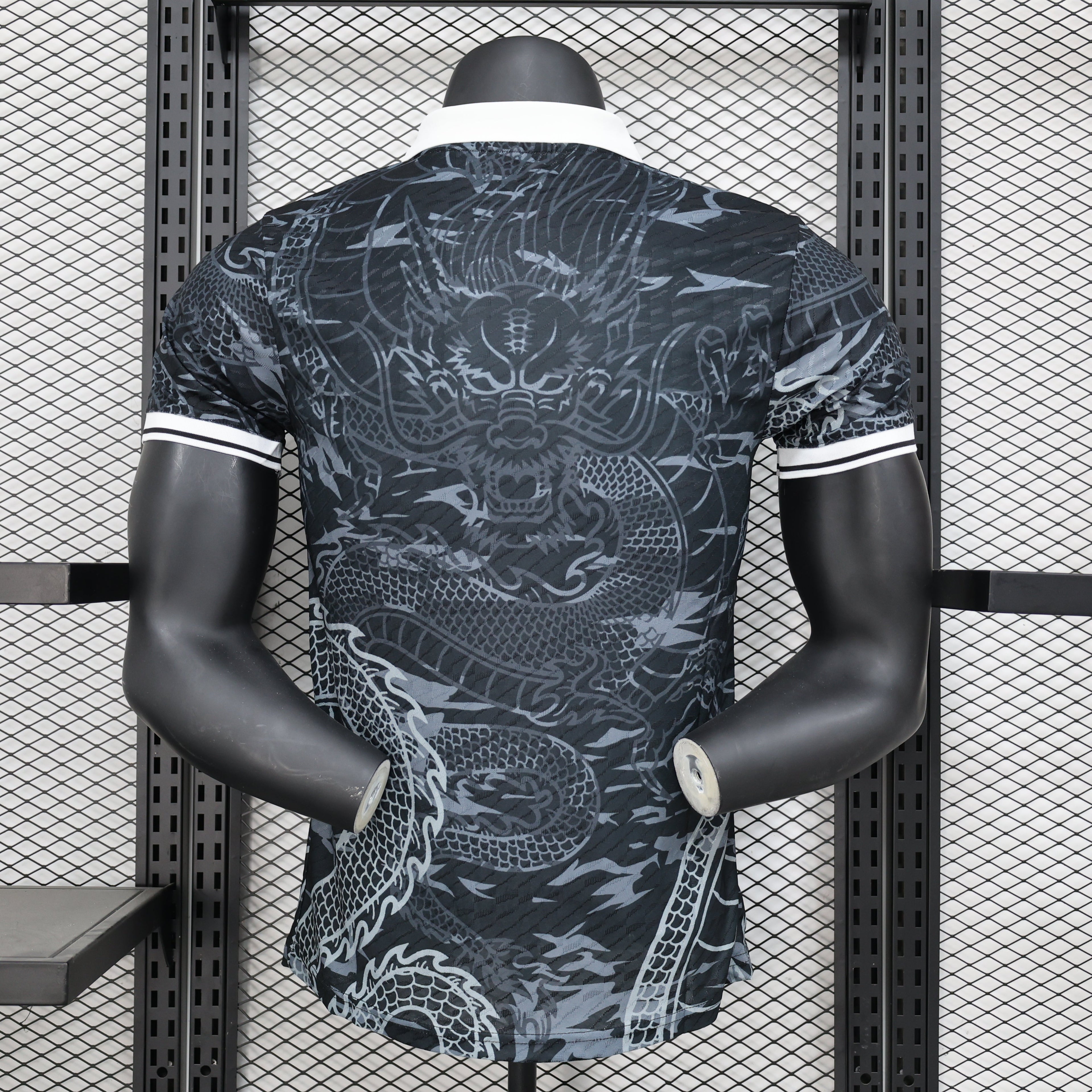 2025-26 Real Madrid Special Polo Black Dragon Player