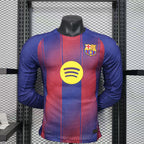 2025-26 Barcelona Home Player Version Long sleeves