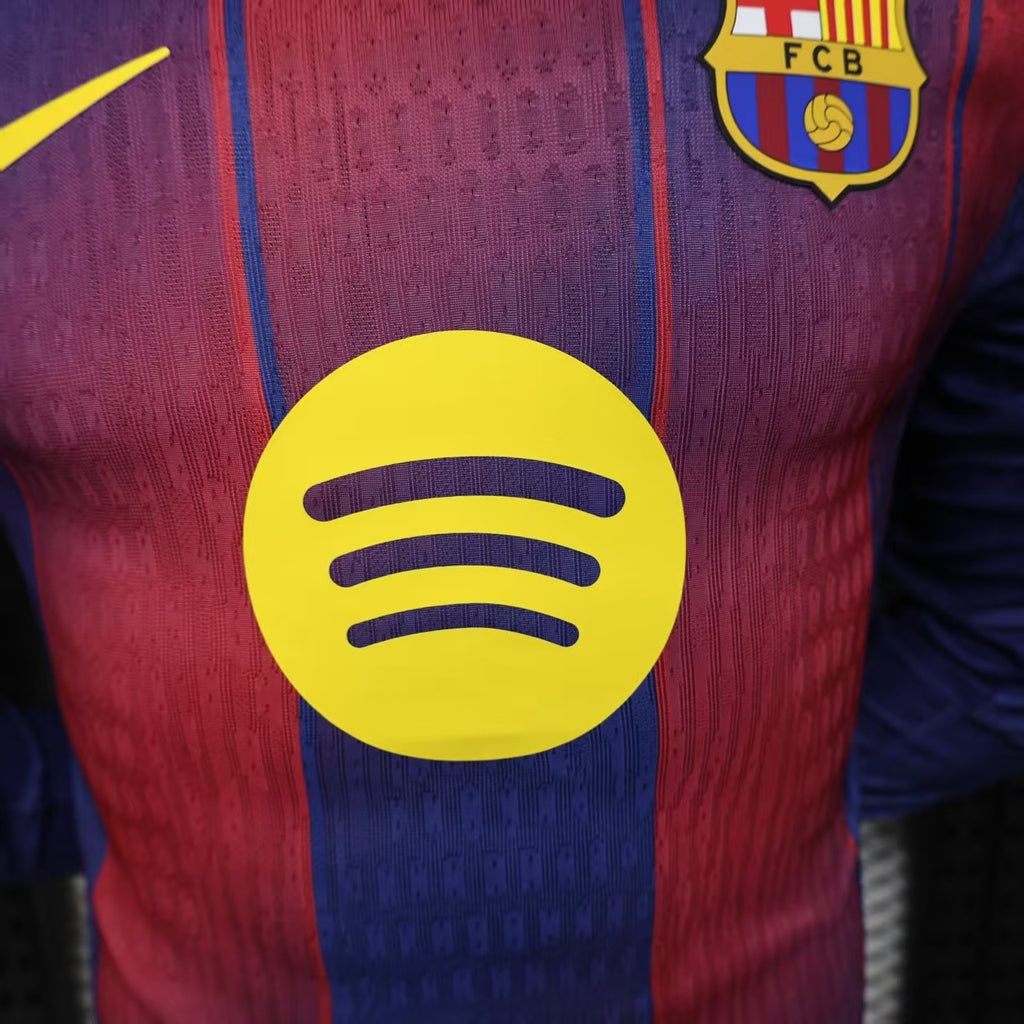 2025-26 Barcelona Home Player Version Long sleeves