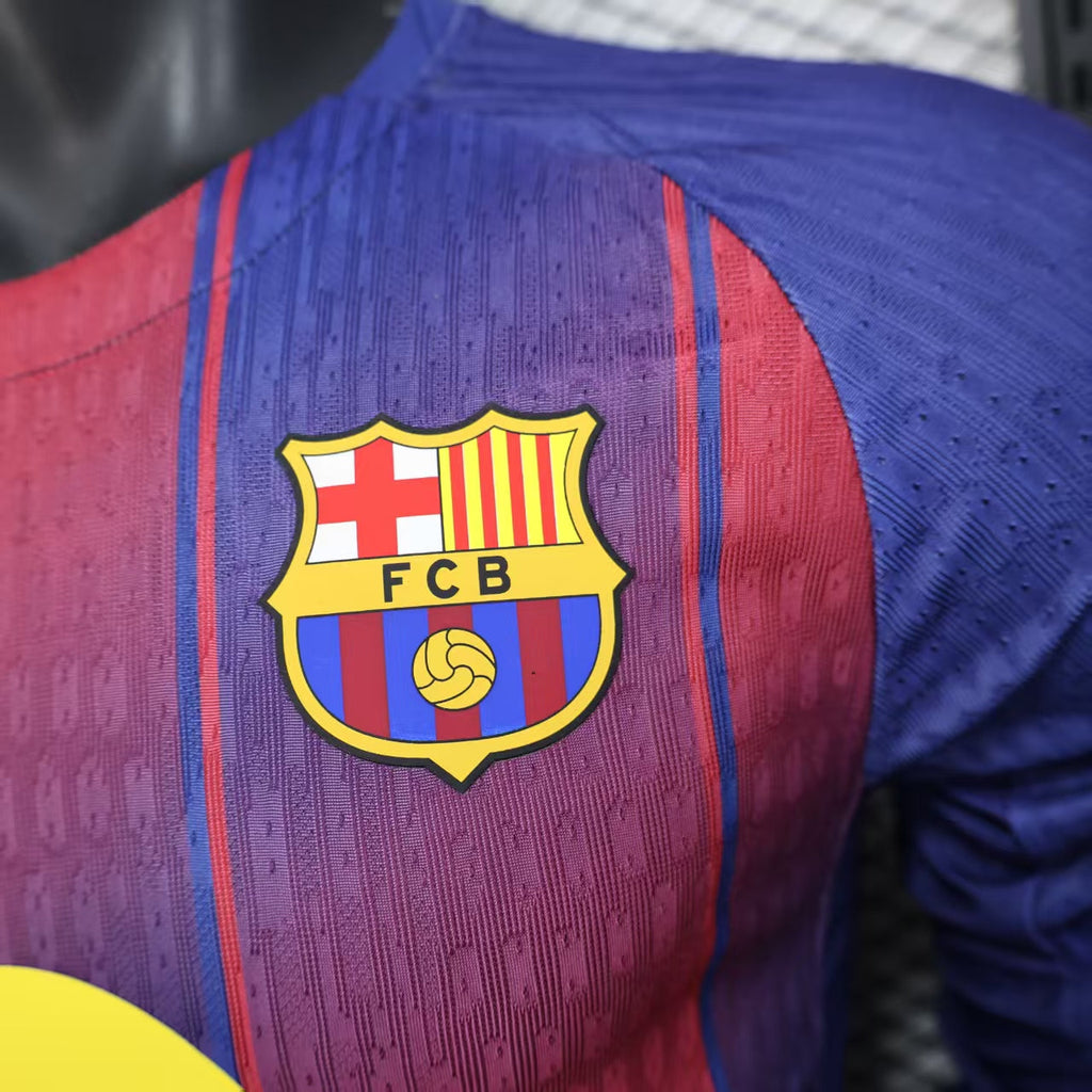 2025-26 Barcelona Home long sleeved