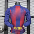 2025-26 Barcelona Home Player Version Long sleeves