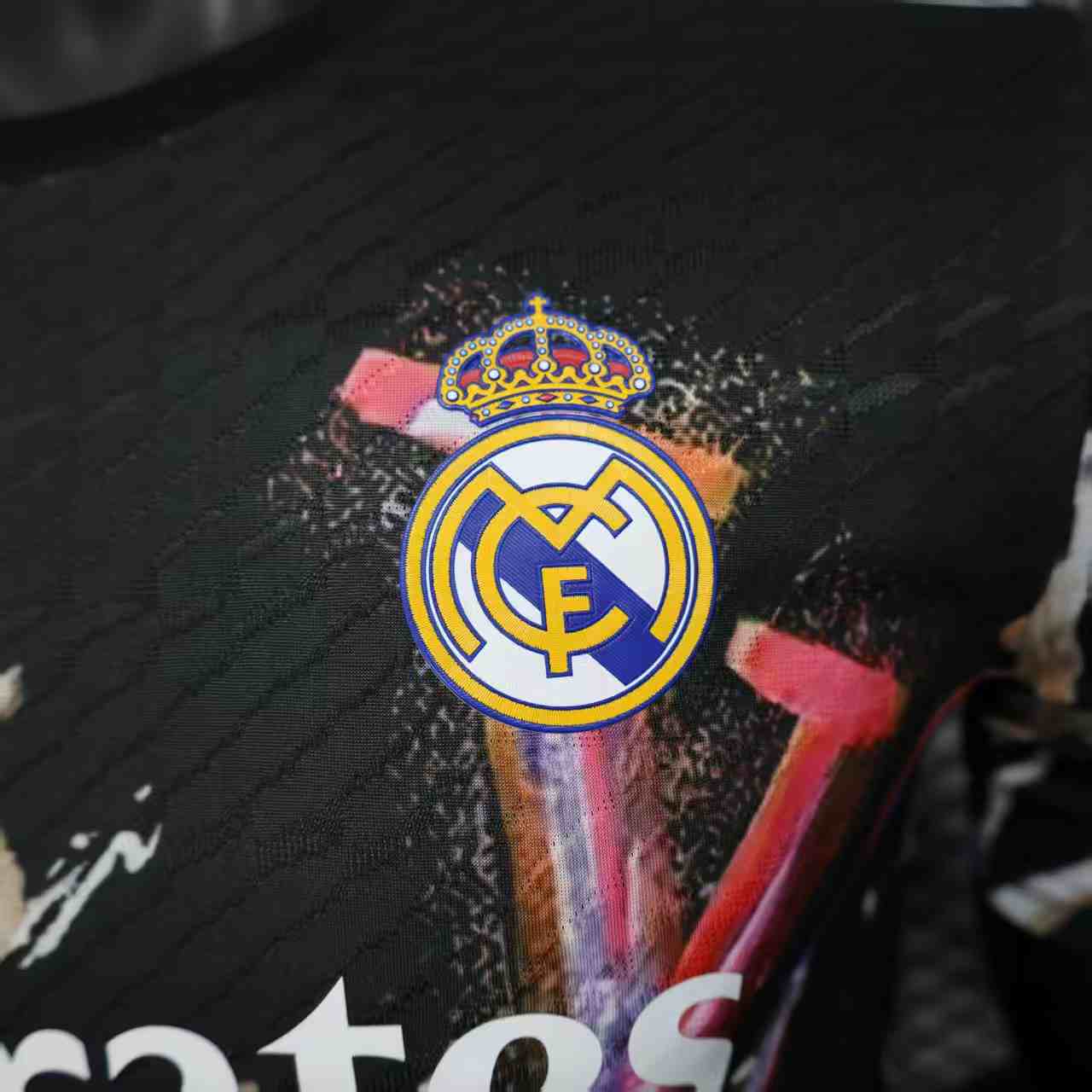 2025-26 Real Madrid L-V Black Player Size