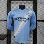 2025-26 Manchester City Home Player Version Long sleeves