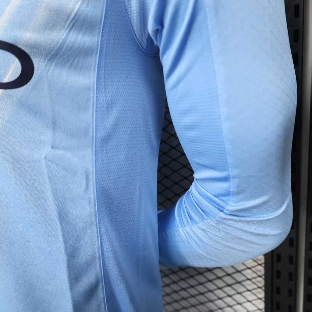 2025-26 Manchester City Home Player Version Long sleeves