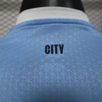 2025-26 Manchester City Home Player Version Long sleeves
