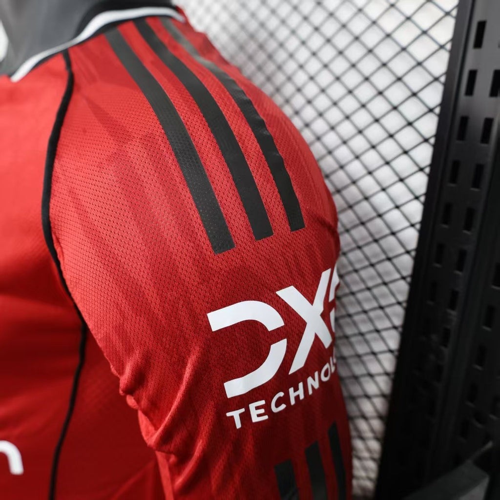 2025-26 Manchester United Home Player Version Long sleeves