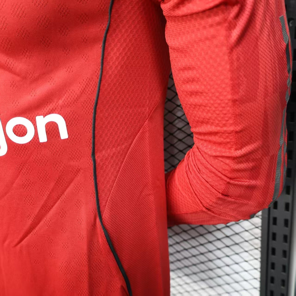 2025-26 Manchester United Home Player Version Long sleeves