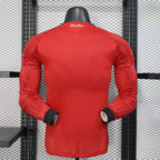 2025-26 Manchester United Home Player Version Long sleeves
