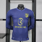 2025-26 Atletico Madrid Away Player Version Long sleeves