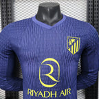 2025-26 Atletico Madrid Away Player Version Long sleeves