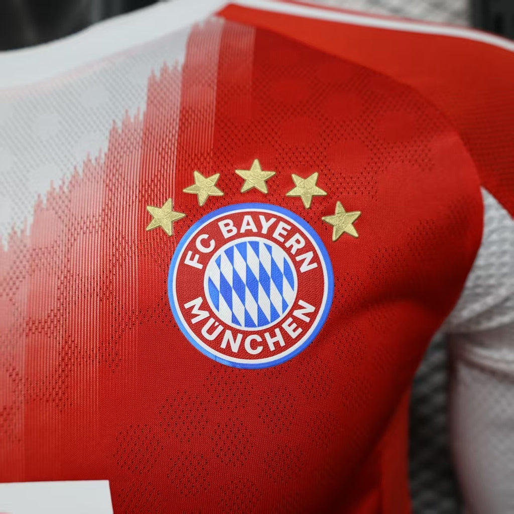 2025-26 Bayern Múnich Versión Jugador Local Manga Larga